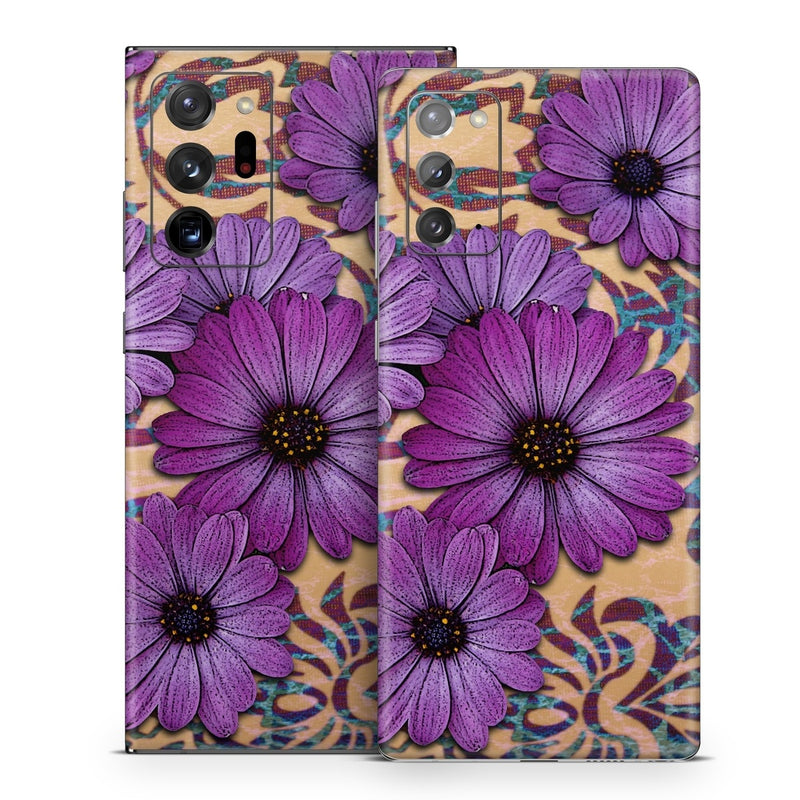 SGN20-DAISDAM Samsung Galaxy Note 20 Skin - Daisy Damask -  Decal Girl