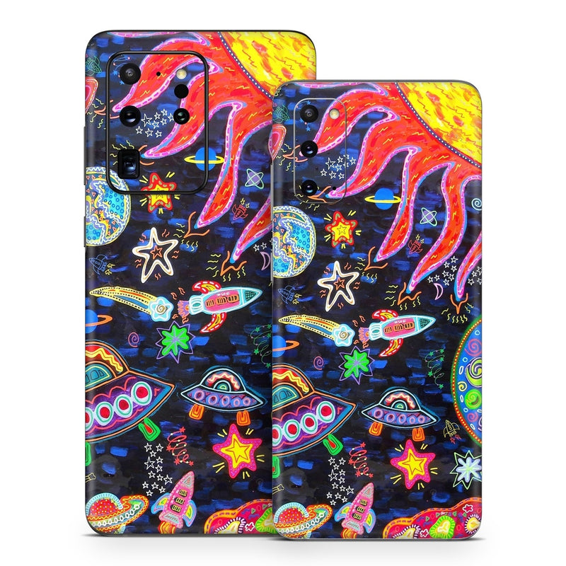 SGS20-OSPACE Samsung Galaxy S20 Skin - Out to Space -  Decal Girl