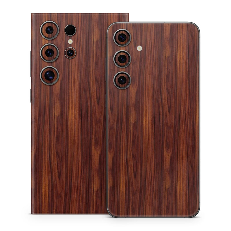 SGS24-DKROSEWOOD Samsung Galaxy S24 Skin - Dark Rosewood -  Decal Girl