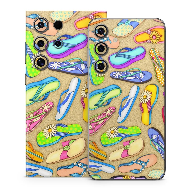 SGS24-FLIPFLOP Samsung Galaxy S24 Skin - Flip Flops -  Decal Girl