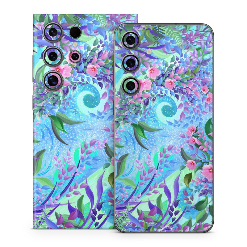 SGS24-LAVFLWR Samsung Galaxy S24 Skin - Lavender Flowers -  Decal Girl