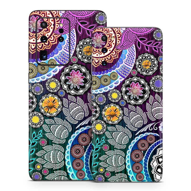 SGS20-MEHNDIG Samsung Galaxy S20 Skin - Mehndi Garden -  Decal Girl