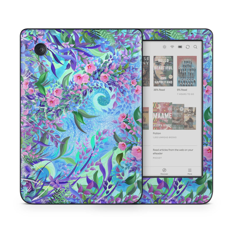 KCC-LAVFLWR Kobo Clara Colour Skin - Lavender Flowers -  Decal Girl