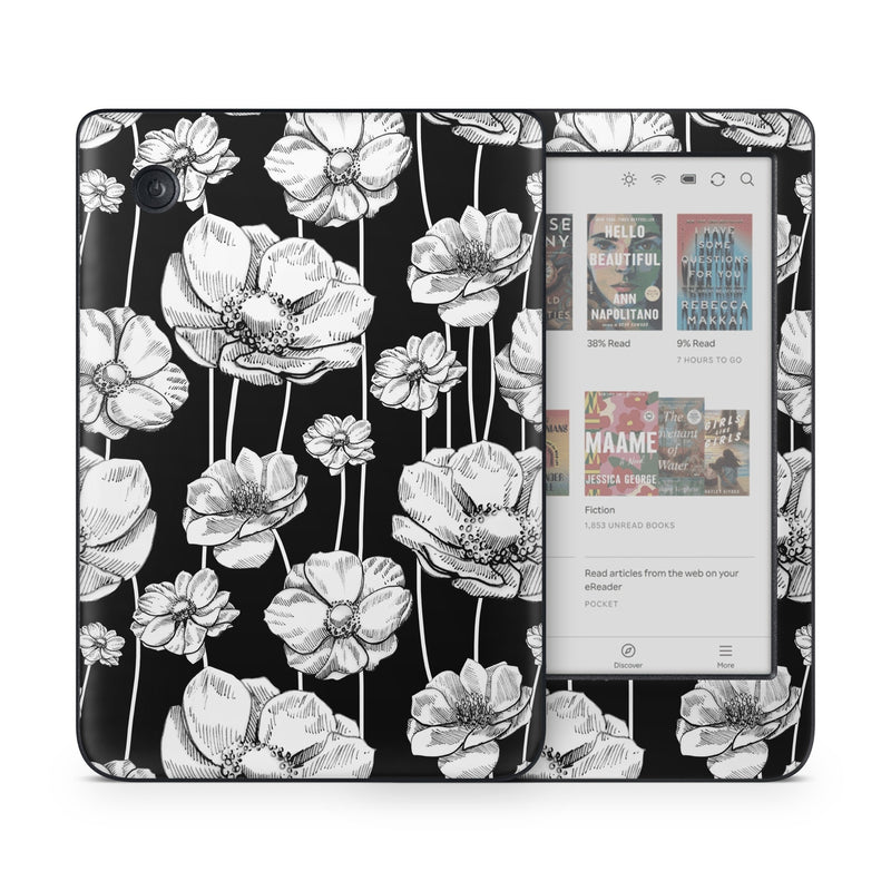 KCC-STRIPEDBLOOMS Kobo Clara Colour Skin - Striped Blooms -  Decal Girl