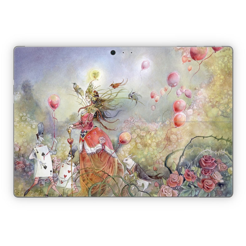 MSSP-QUOHEARTS Microsoft Surface Pro Skin - Queen of Hearts -  Decal Girl