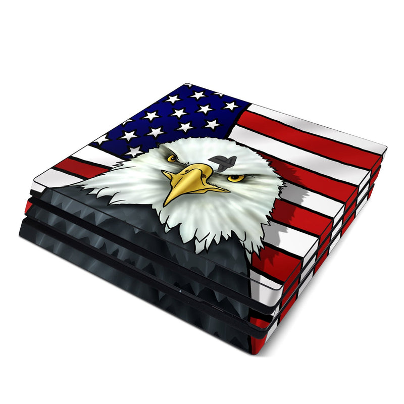 PS4P-AMERICANEAGLE Sony PS4 Pro Skin - American Eagle -  Decal Girl