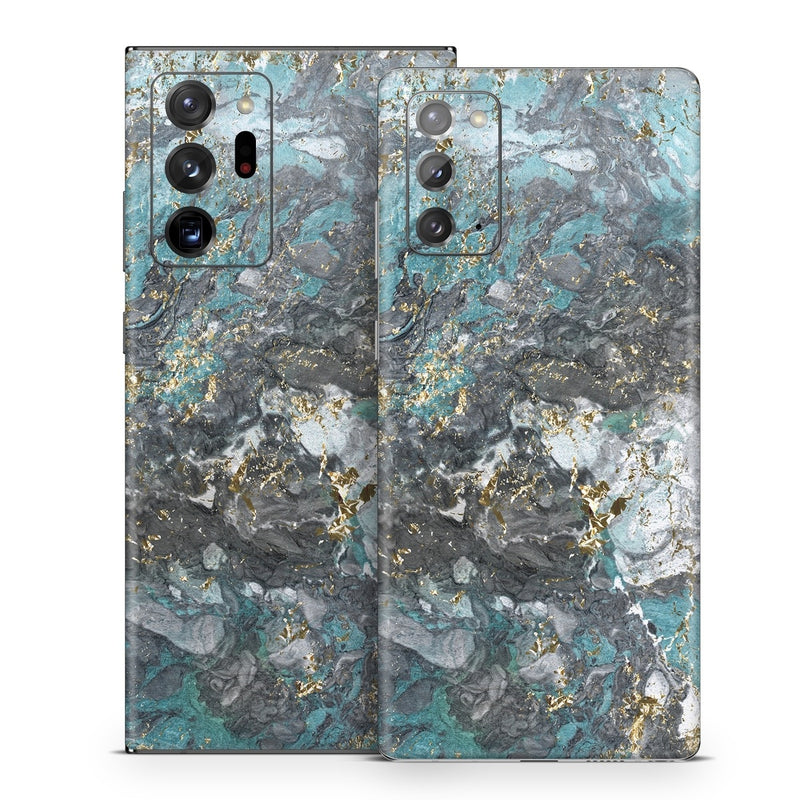 SGN20-GGLACIERMARB Samsung Galaxy Note 20 Skin - Gilded Glacier Marble -  Decal Girl