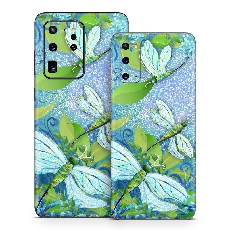 SGS20-DFLYFAN Samsung Galaxy S20 Skin - Dragonfly Fantasy -  Decal Girl