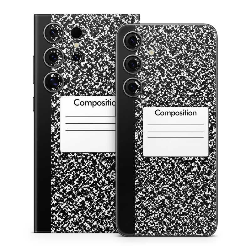 SGS24-COMPNTBK Samsung Galaxy S24 Skin - Composition Notebook -  Decal Girl