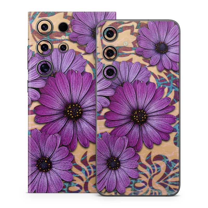 SGS24-DAISDAM Samsung Galaxy S24 Skin - Daisy Damask -  Decal Girl