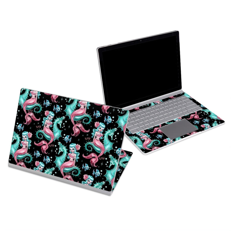 MSSB-MMERMAIDS Microsoft Surface Book Skin - Mysterious Mermaids -  Decal Girl