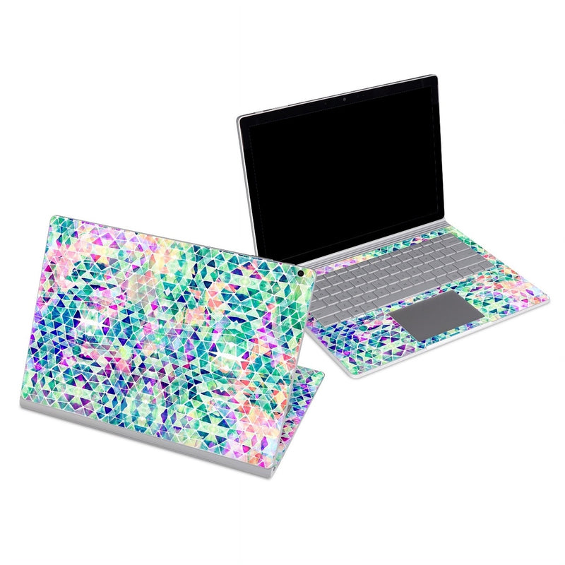 MSSB-PASTELTRIANGLE Microsoft Surface Book Skin - Pastel Triangle -  Decal Girl