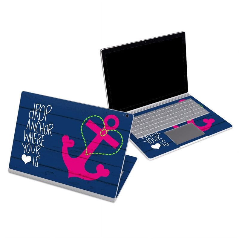 MSSB-DANCHOR Microsoft Surface Book Skin - Drop Anchor -  Decal Girl