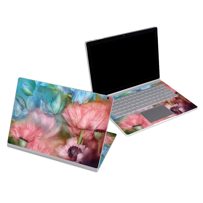 MSSB-POPPYGARDEN Microsoft Surface Book Skin - Poppy Garden -  Decal Girl