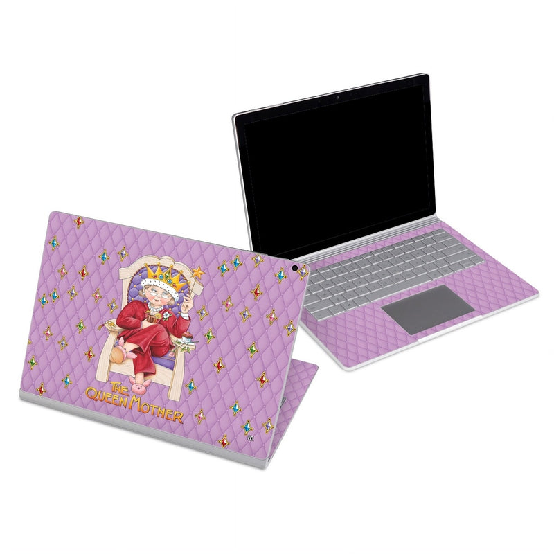 MSSB-QMOTHER Microsoft Surface Book Skin - Queen Mother -  Decal Girl