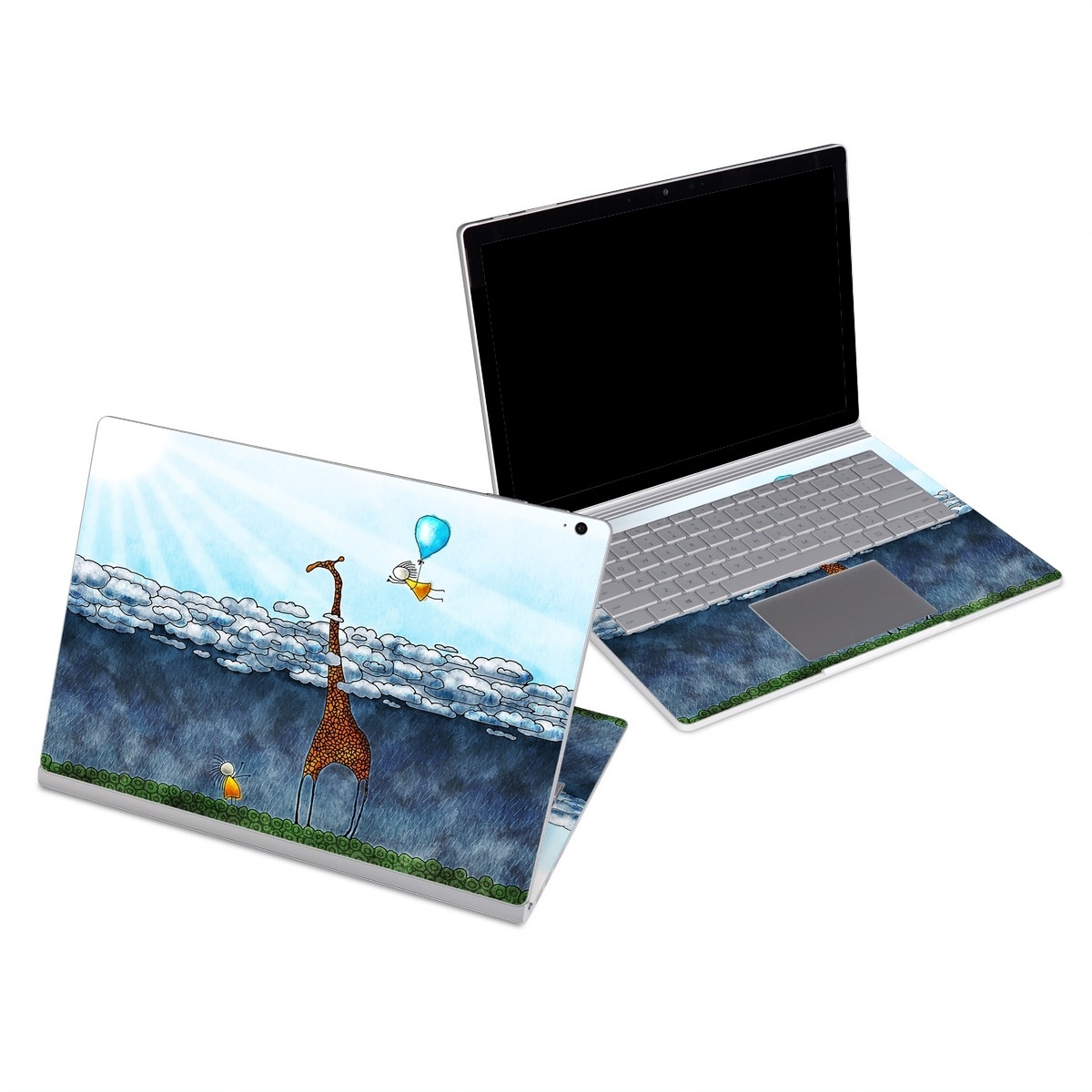 MSSB-ATCLOUDS Microsoft Surface Book Skin - Above The Clouds -  Decal Girl