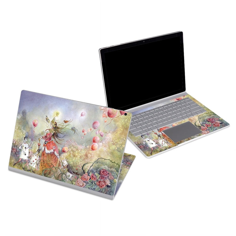 MSSB-QUOHEARTS Microsoft Surface Book Skin - Queen of Hearts -  Decal Girl