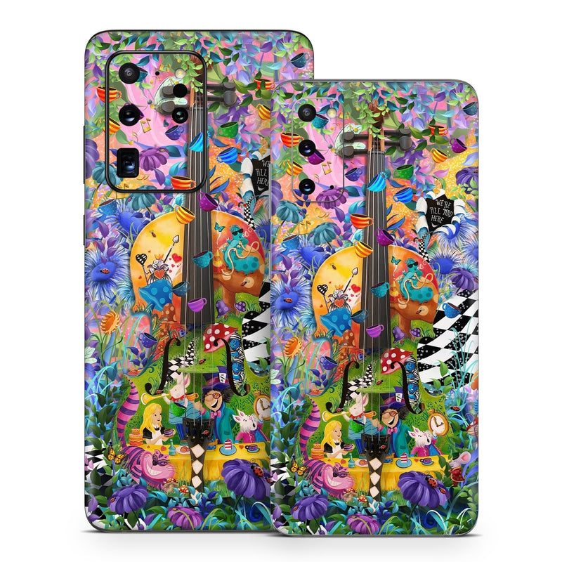 SGS20-AWTEA Samsung Galaxy S20 Skin - Alices Wonderland Tea Party -  Decal Girl