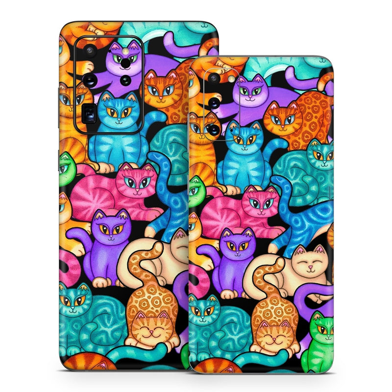 SGS20-CLRKIT Samsung Galaxy S20 Skin - Colorful Kittens -  Decal Girl