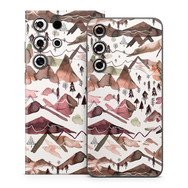 SGS24-REDMTN Samsung Galaxy S24 Skin - Red Mountains -  Decal Girl