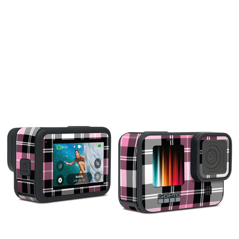 GPHB-PLAID-PNK GoPro Hero Black Skin - Pink Plaid -  Decal Girl