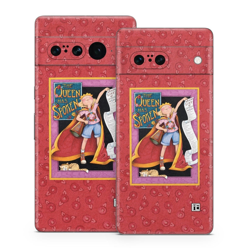 GPX7-SPOKEN Google Pixel 7 Skin - Queen Has Spoken -  Decal Girl