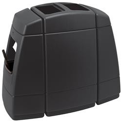 55 gal Haven 2 Side Fold Towel, Black