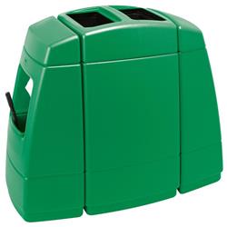 55 gal Haven 2 Sided Fold Towel, Green