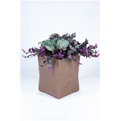 15 x 15 in. Small Planter, Old Bronze