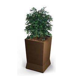 22 x 22 x 37 in. Large Planter, Old Bronze