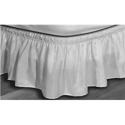 Picture of Kelvin WALDORF01-WH Bed Skirt Ruffle For Bedding - Solid - Fits Twin &amp; Full - White