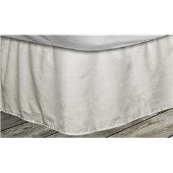 Picture of Quick Fit FRBBG=12 /14970 Pleated Bedskirt With Elastic Fastener For Bedding - Solid - Standard Size - Beige