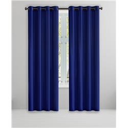 Picture of Blackout 365 IRQRB-12-17031 84 in. Irena Grommet Panel Window Curtain Panel Set&#44; Royal Blue - Pack of 2