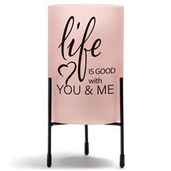 HGC86BH Hurricane Candleholder Life Is Good With