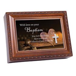 MB2327S Music Box With Love On Your Baptism