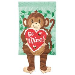 M011825 Crazy Leg Be Mine! Monkey Polyester