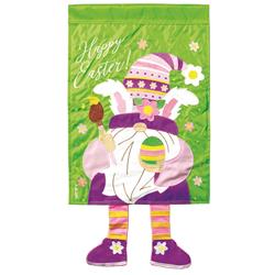 M011826 Crazy Leg Happy Easter Gnome