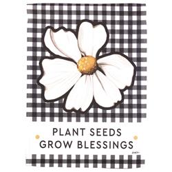 M080218 Flag Plant Seeds Grow Blessings 13x18