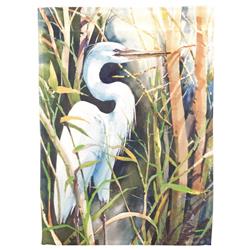 M080221 Flag Heron His Stoic Patience 13x18