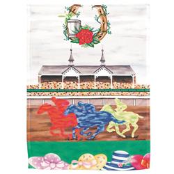 M070202 Flag Derby Day Polyester 30x44