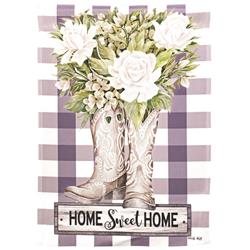 M070213 Flag Home Sweet Home Boots 30x44