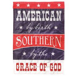 M001743 Flag American By Birth Polyester 29x42