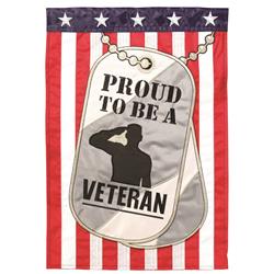 M001746 Flag Proud To Be A Veteran 29x42