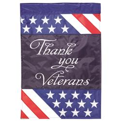 M001747 Flag Thank You Veterans Polyester 29x42