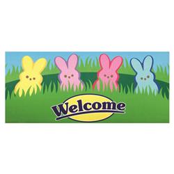 DM011735 Doormat Insert Welcome Bunnies