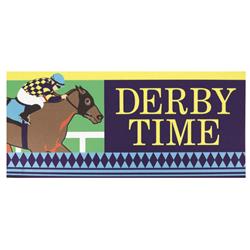 DM011749 Doormat Insert Derby Time