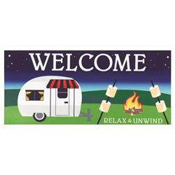 DM011764 Doormat Insert Camper Relax And Unwind
