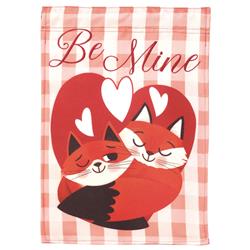 M001722 Flag Be Mine Fox Polyester 29x42