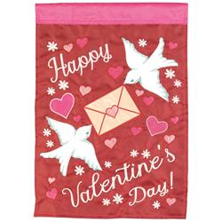M001724 Flag Valentine Day Polyester 29x42
