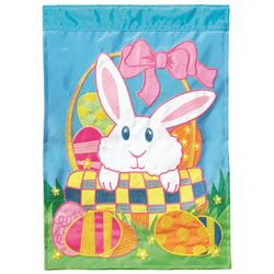 M011730 Flag Easter Bunny Front Back 13x18